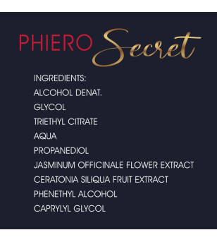 500 COSMETICS - PHIERO SECRET COMBINAISON NATURELLE SANS ODEUR D''HORMONES SEXUELLES FÉMININES 15 ML