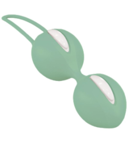 FUN FACTORY - SMARTBALLS DUO BOULES PELVIENNES BLANC / PISTACHE