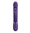 PRETTY LOVE - VIBRATEUR MULTIFONCTION 3 EN 1 KAMPAS RABBIT AVEC LANGUE VIOLET