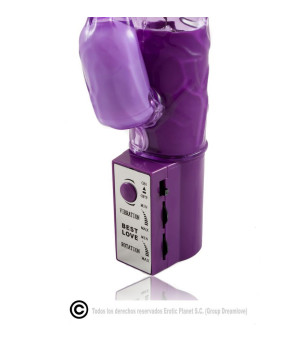 BAILE - ROTATEUR DE LAPIN LILAS AVEC SUPERSTIMULATEUR