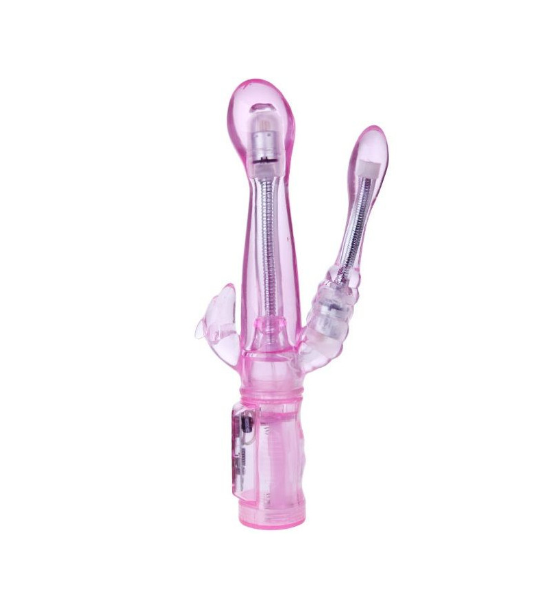 BAILE - VIBRATEUR FLEXIBLE AVEC STIMULATEUR ANAL