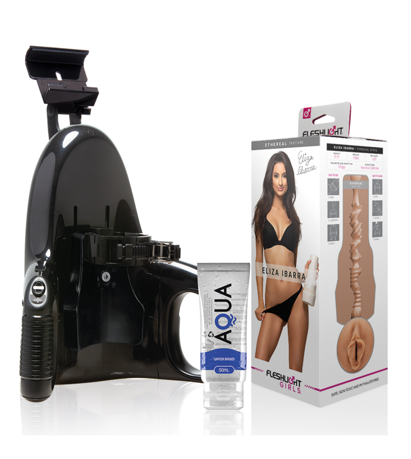 FLESHLIGHT - ELIZA IBARRA VAGIN + LANCEMENT UNIVERSEL + LUBRIFIANT DE QUALITÉ AQUA 50 ML