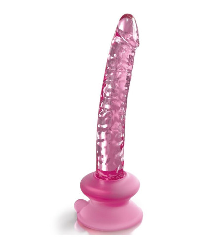 ICICLES - N. 86 GODE EN VERRE AVEC VENTOUSE