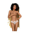 PENTHOUSE - CULOTTE ADORE ME BLANC S/M