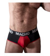 MACHO - MS26N SLIP NOIR/ROUGE XL