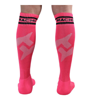 MACHO - CHAUSSETTES LONGUES TAILLE UNIQUE BLEU