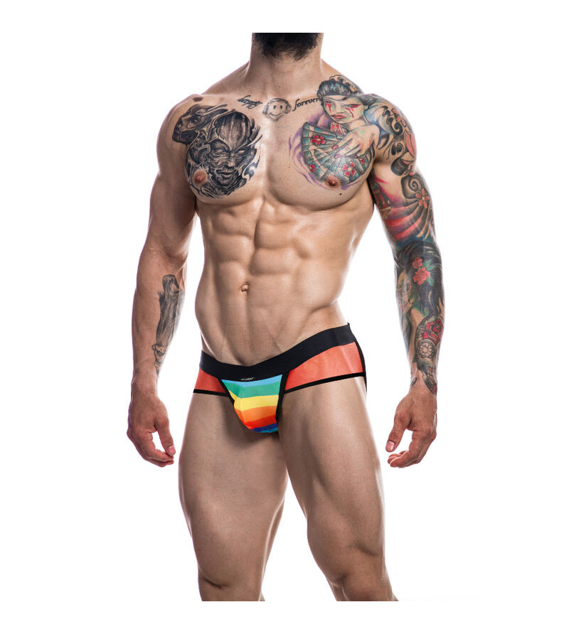 CUT4MEN - JOCKSTRAP ARC-EN-CIEL XL