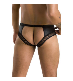 PASSION - 030 SLIP OUVERT TOM NOIR L/XL