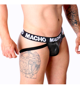 MACHO - MX25NC JOCK CUIR NOIR XL