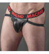 MACHO - MX25RC JOCK CUIR ROUGE XL