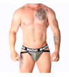 MACHO - MX27GR JOCK CUIR GRIS BEIGE XL