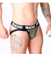 MACHO - MX27GR JOCK CUIR GRIS BEIGE XL