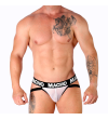 MACHO - MX26X1 JOCK GRID BLANC XL