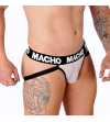 MACHO - MX26X1 JOCK GRID BLANC XL