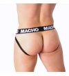 MACHO - MX26X1 JOCK GRID BLANC XL