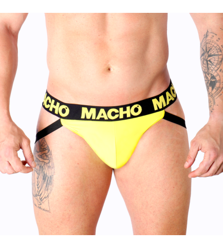 MACHO - MX25A JOCK LYCRA JAUNE XL