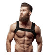 FETISH SUBMISSIVE ATTITUDE - HARNAIS DE POITRINE EN NÉOPRÈNE POUR HOMMES TAILLE L