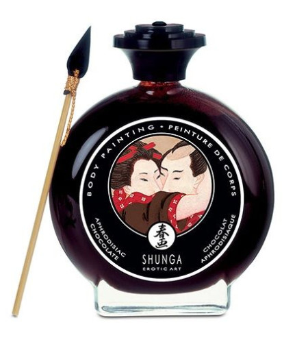 SHUNGA - PEINTURE CORPORELLE AU CHOCOLAT