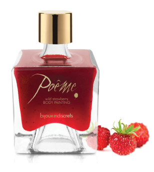 BIJOUX - POEME PEINTURE COMESTIBLE FRAISE DES SAUVAGES 50 GR