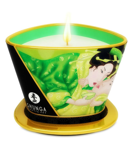 SHUNGA - MINI CARESSE À LA BOUGIE DE MASSAGE T VERT 170 ML