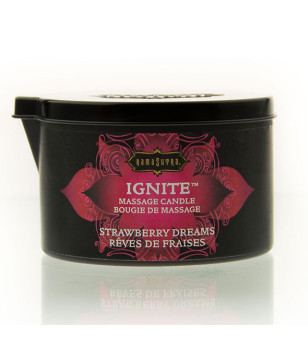 KAMASUTRA - BOUGIE DE MASSAGE FRAISE RÊVES 170 GR