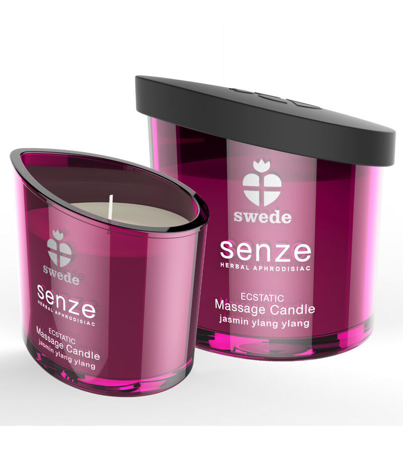 SWEDE - BOUGIE DE MASSAGE EXSTATIQUE SENZE - JASMIN, YLANG YLANG