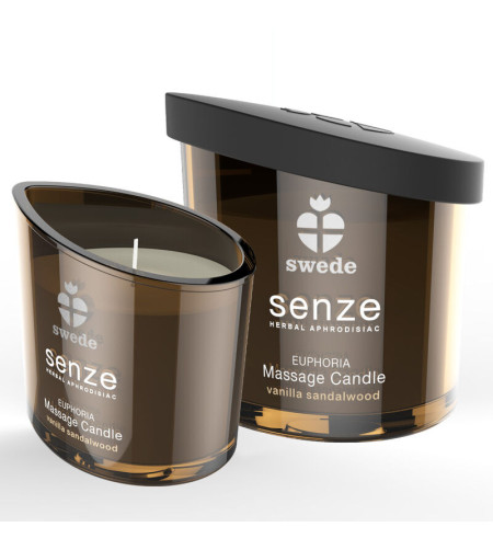 SWEDE - BOUGIE DE MASSAGE SENZE EUPHORIA - VANILLE, BOIS DE SANTAL