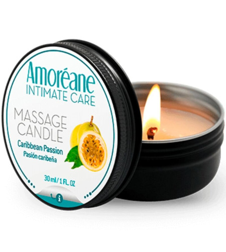 AMOREANE - BOUGIE DE MASSAGE PASSION DES CARAÏBES 30 ML