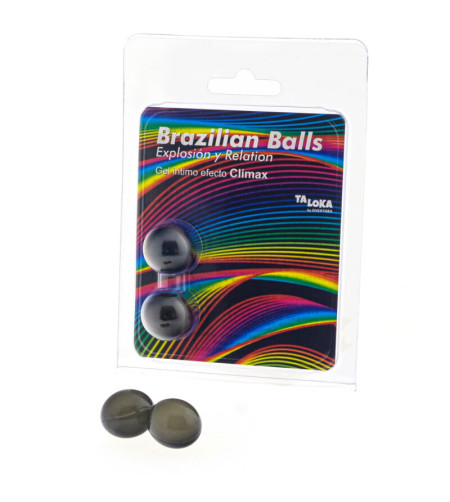 TALOKA - 2 BOULES BRÉSILIENNES GEL EXCITANT EFFET CLIMAX