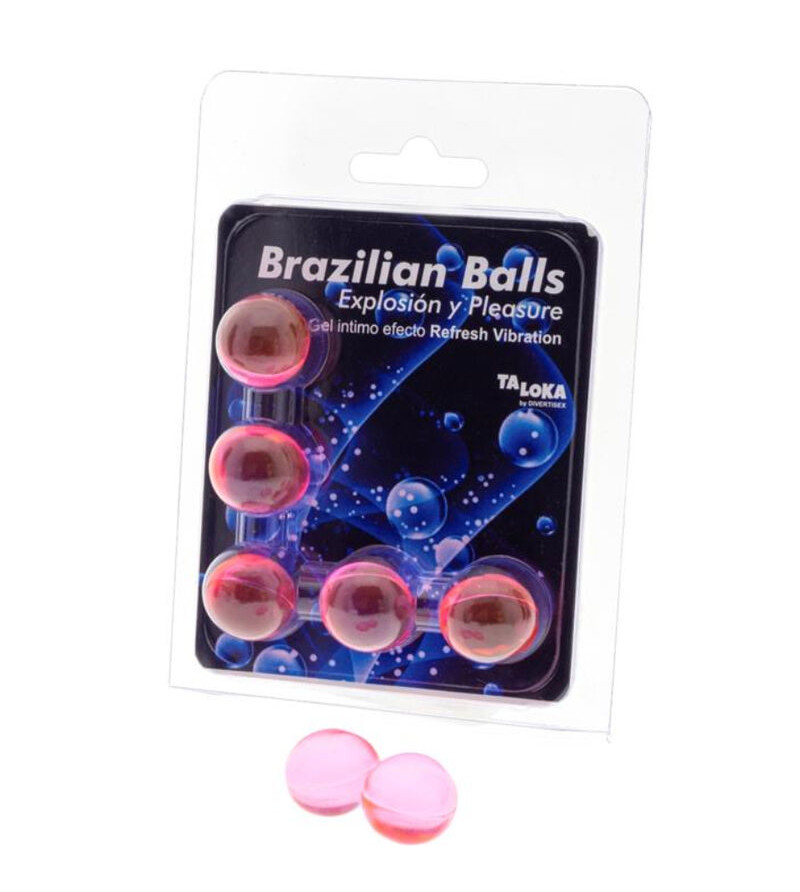 TALOKA - 5 BALLES BRÉSILIENNES REFRESH EFFET VIBRANT GEL EXCITANT