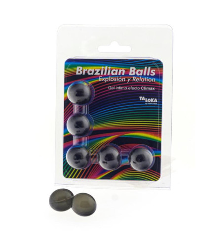 TALOKA - 5 BOULES BRÉSILIENNES GEL EXCITANT EFFET CLIMAX