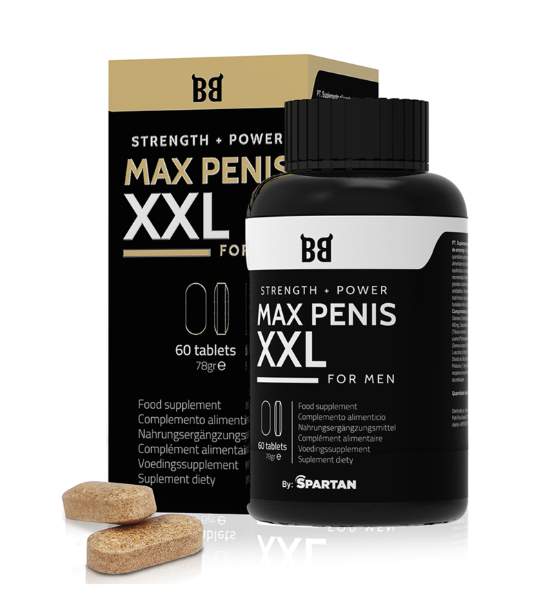 BLACK BULL - MAX PENIS XXL FORCE + PUISSANCE POUR HOMMES 60 COMPRIMES