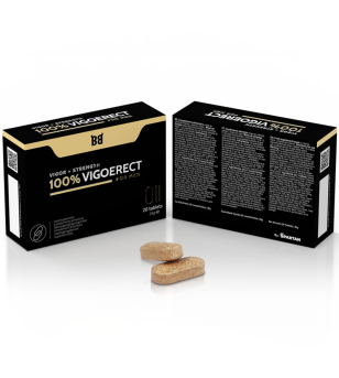 BLACK BULL - 100% VIGOERECT VIGEUR + FORCE POUR HOMME 20 COMPRIMES