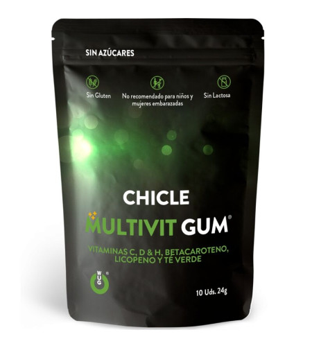 WUG GUM - MULTIVIT VITAMIN C, H, D, BETA-CAROTENE, LYCOPENE AND GREEN TEA 10 UNITS