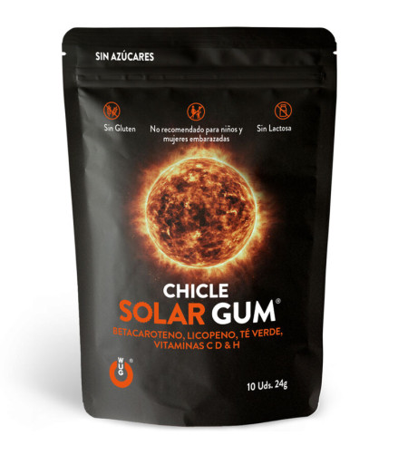 WUG GUM - SOLAR GUM SUN TANNING 10 UNITS