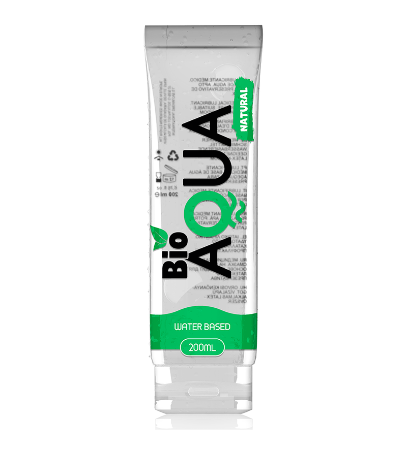 BIOAQUA - LUBRIFIANT INGRÉDIENTS NATURELS À BASE D''EAU 200 ML