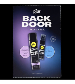 PJUR - BACK DOOR ENSEMBLE DE LUBRIFIANT ANAL ET SPRAY