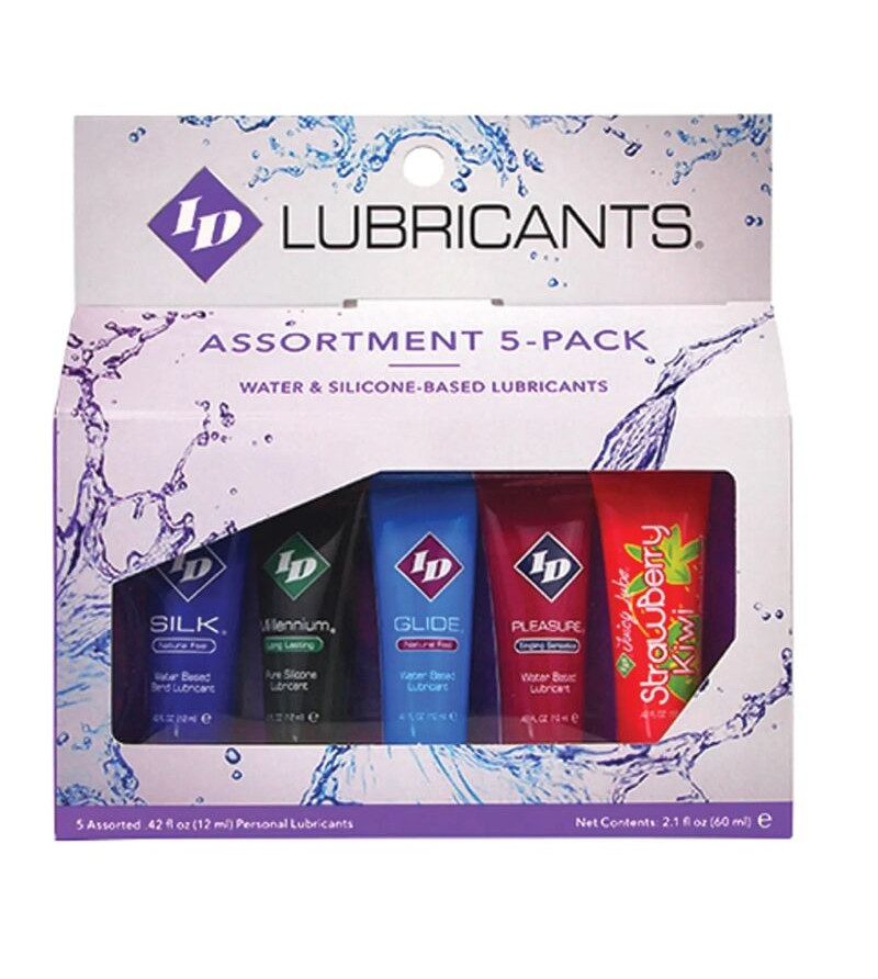 ID JUICY LUBE - ASSORTIMENT DE 5 TUBES DE LUBRIFIANT 12 ML