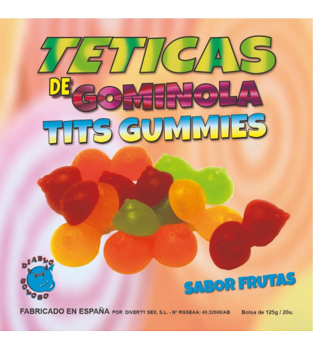 DIABLO GOLOSO - TÉTINES GOMMEUSES BRILLANTES ASSORTIES