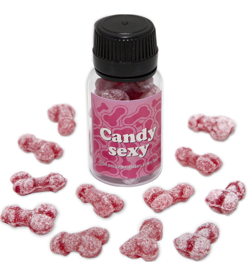 DIABLO PICANTE - CANDY SEXY POT DE 12 GOMMES AU GOÛT FRAISE-CERISE