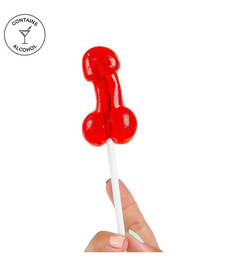 SECRETPLAY - SUCETTE À COQ AVEC ALCOOL DAIQUIRI À LA FRAISE