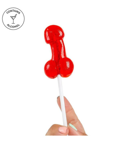 SECRETPLAY - SUCETTE À COQ AVEC ALCOOL DAIQUIRI À LA FRAISE