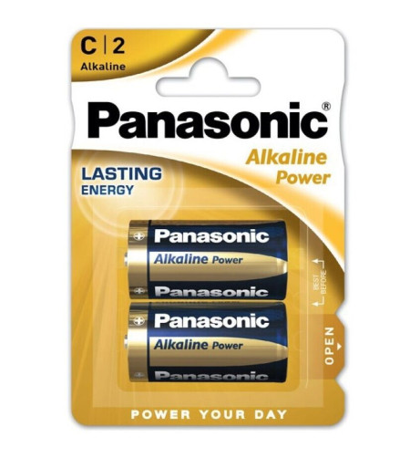 PANASONIC - BATTERIE BRONZE C LR14 2 UNITÉS