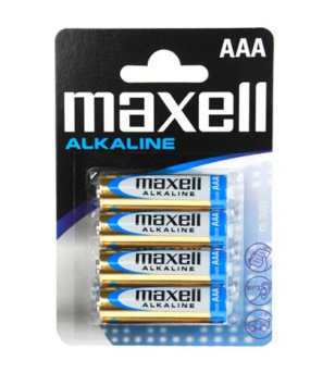 MAXELL - BATTERIE AAA 4 PIÈCES