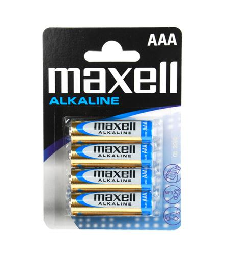 MAXELL - BATTERIE AAA 4 PIÈCES