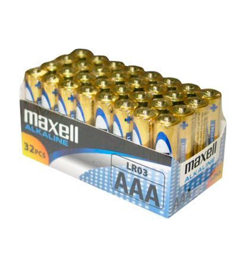 MAXELL - BATTERIE AAA LR03 PACK*32 UDS