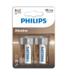 PHILIPS - PILE ALCALINE D LR20 BLISTER*2