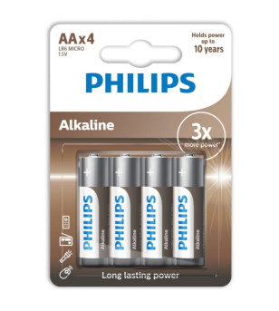 PHILIPS - PILES ALCALINES...