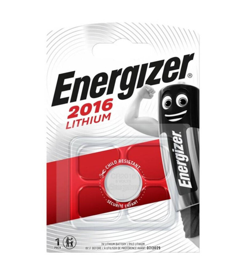 ENERGIZER - PILE BOUTON LITHIUM CR2016 3V 1 UNIT?