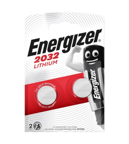 ENERGIZER - PILE BOUTON LITHIUM CR2032 3V 2 UNIT?